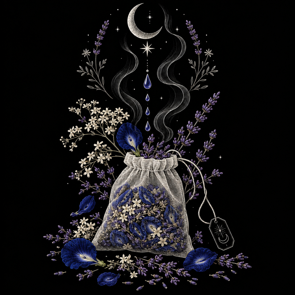 The Indigo Spell Bath Tea Bomb